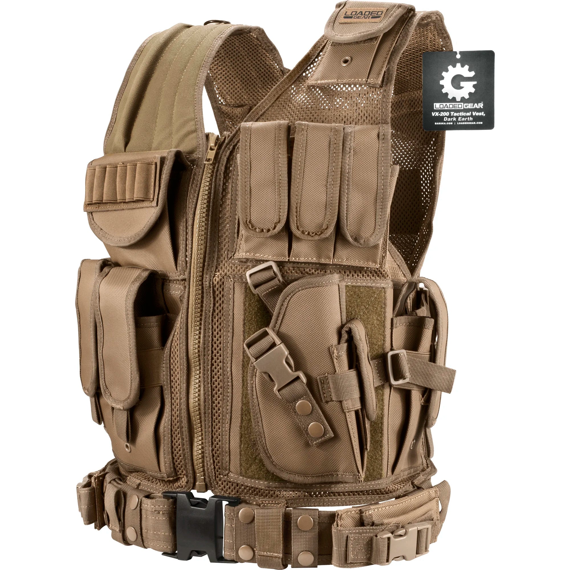 Loaded Gear VX-200 Tactical Vests | Black, OD Green, Dark Earth | BI12018, BI12332, BI12346 - Image 16