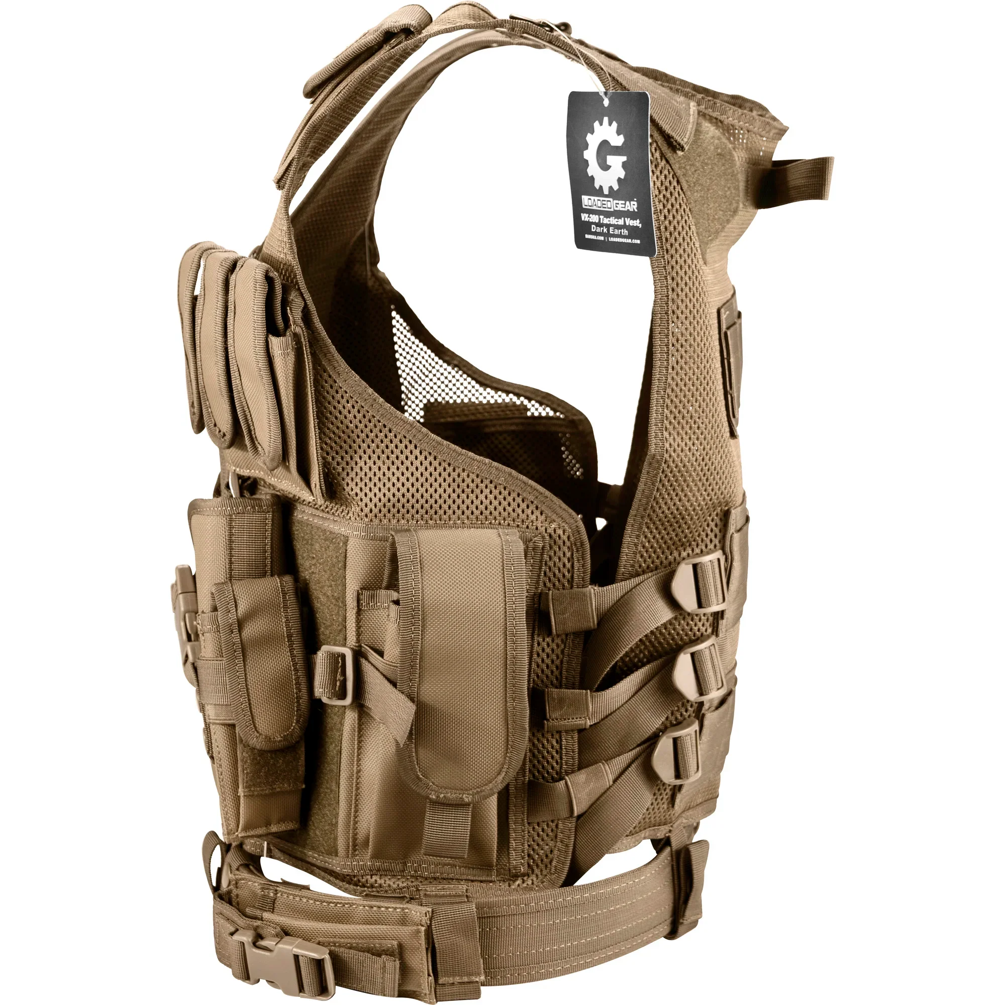 Loaded Gear VX-200 Tactical Vests | Black, OD Green, Dark Earth | BI12018, BI12332, BI12346 - Image 18