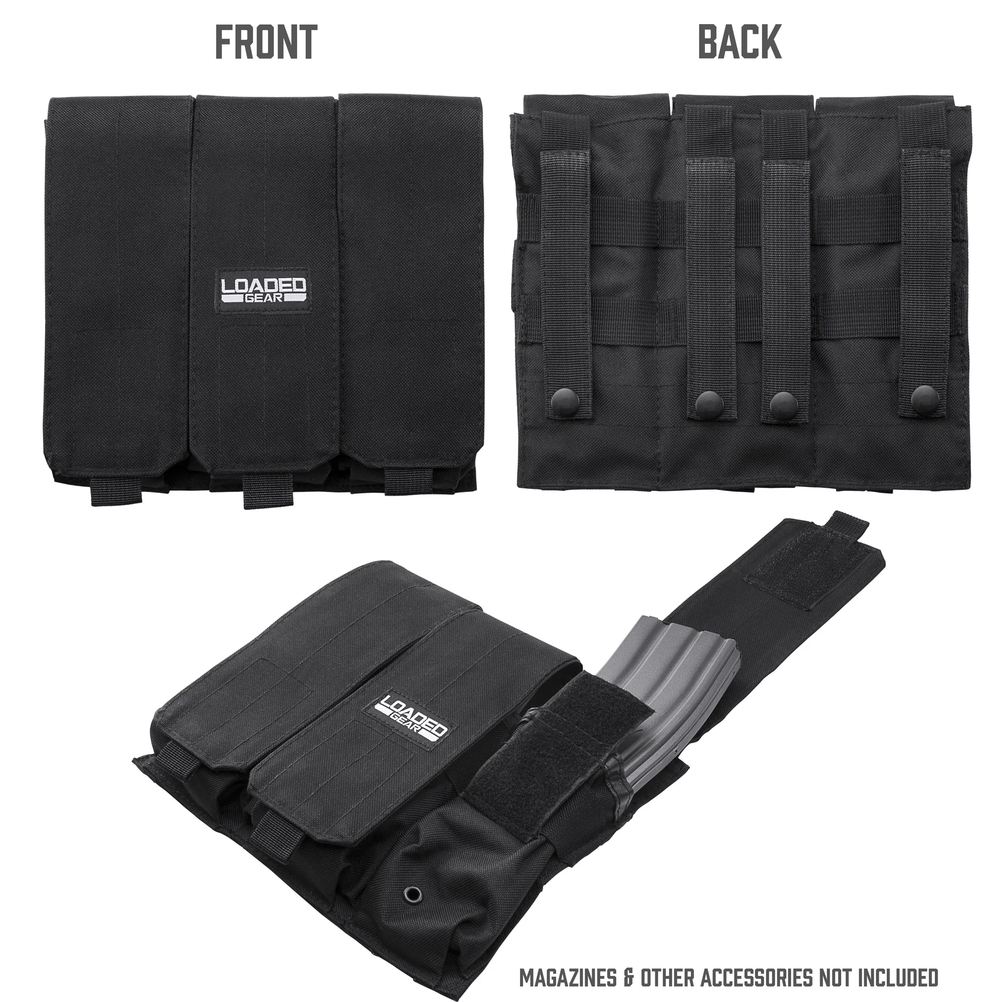 Loaded Gear VX-300 Tactical Vests | Black, OD Green, Dark Earth | BI12256, BI12286, BI12308 - Image 11