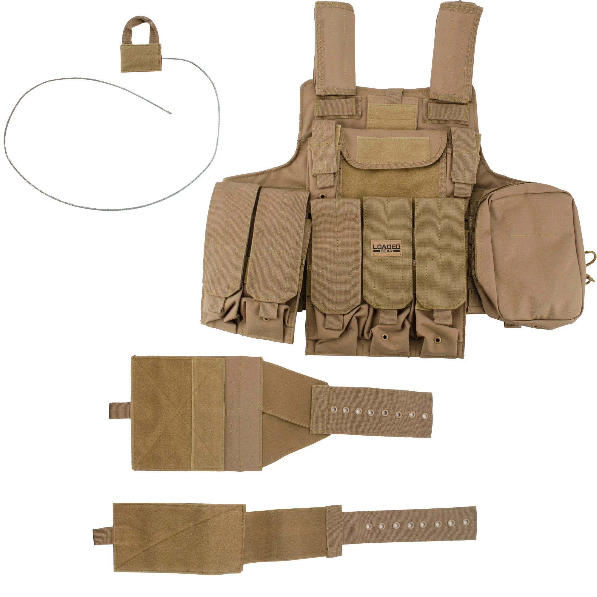Loaded Gear VX-300 Tactical Vests | Black, OD Green, Dark Earth | BI12256, BI12286, BI12308 - Image 24