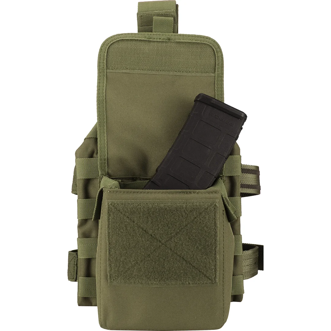 Loaded Gear VX-100 Tactical Vest and Leg Platforms | Black, OD Green, Dark Earth | BI12016, BI12330, BI12344 - Image 14