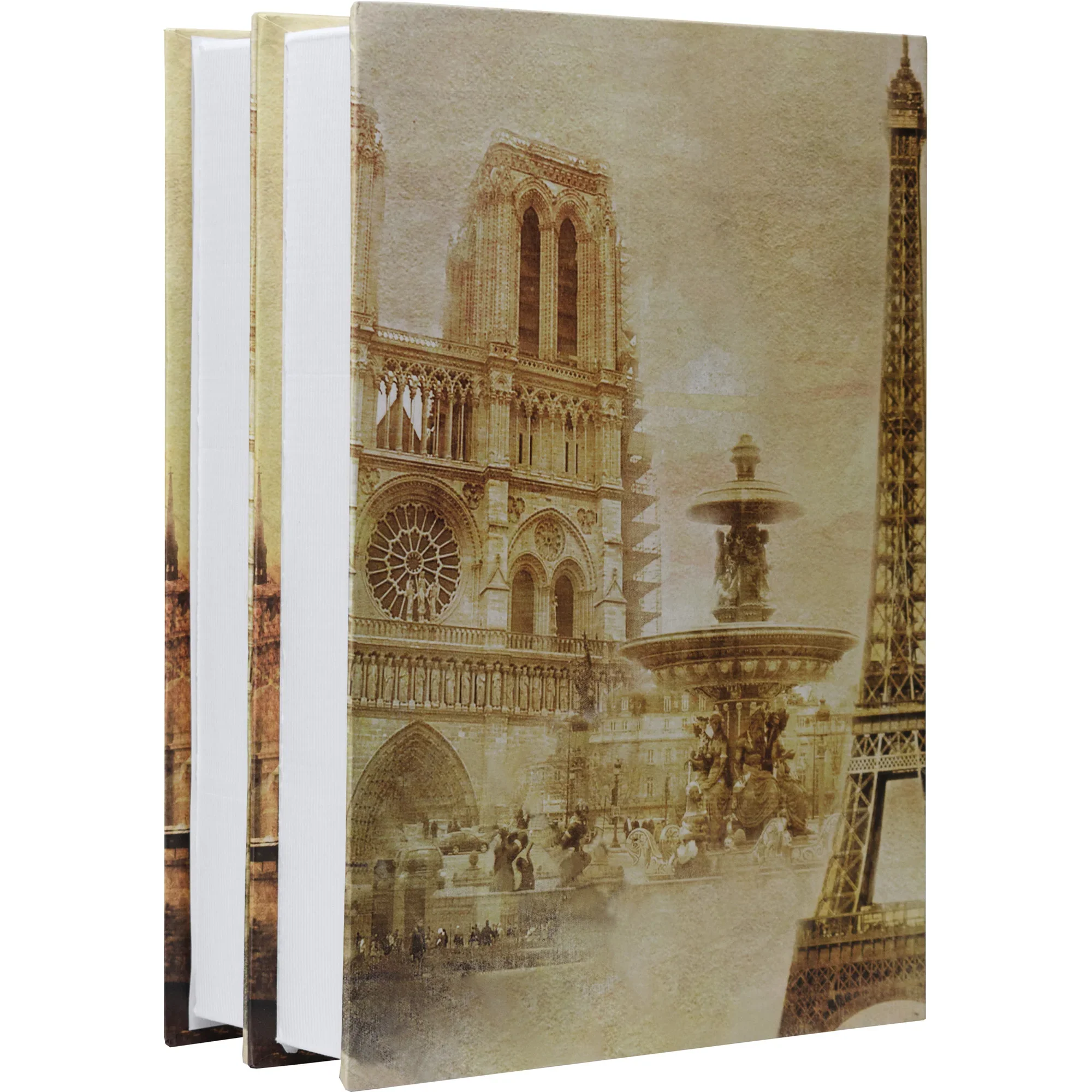 Paris & London Series Dual Book Lock Boxes with Key Lock | CB12470, CB13056, CB13058 - Image 13