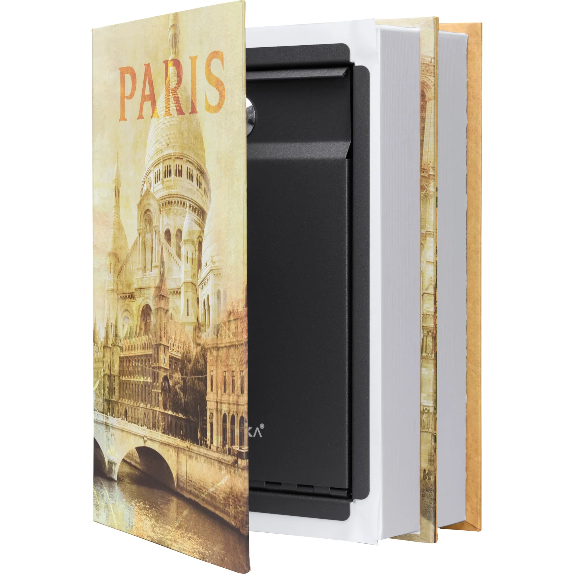 Paris & London Series Dual Book Lock Boxes with Key Lock | CB12470, CB13056, CB13058 - Image 14