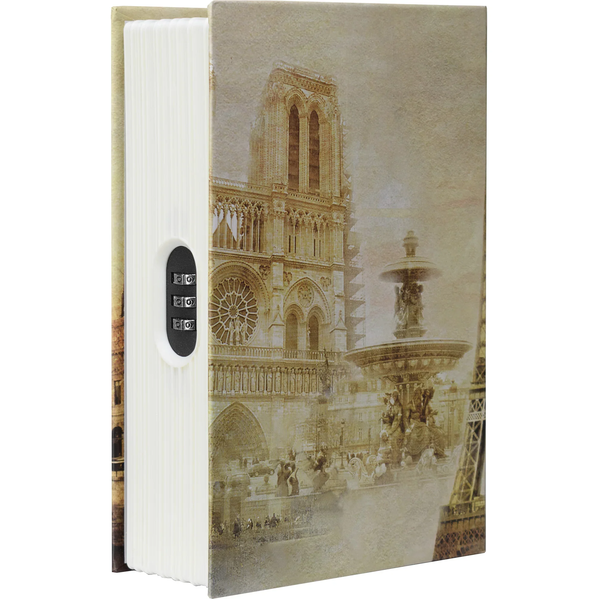 Paris Book Lock Box with Combination Lock | CB12362 - Image 7