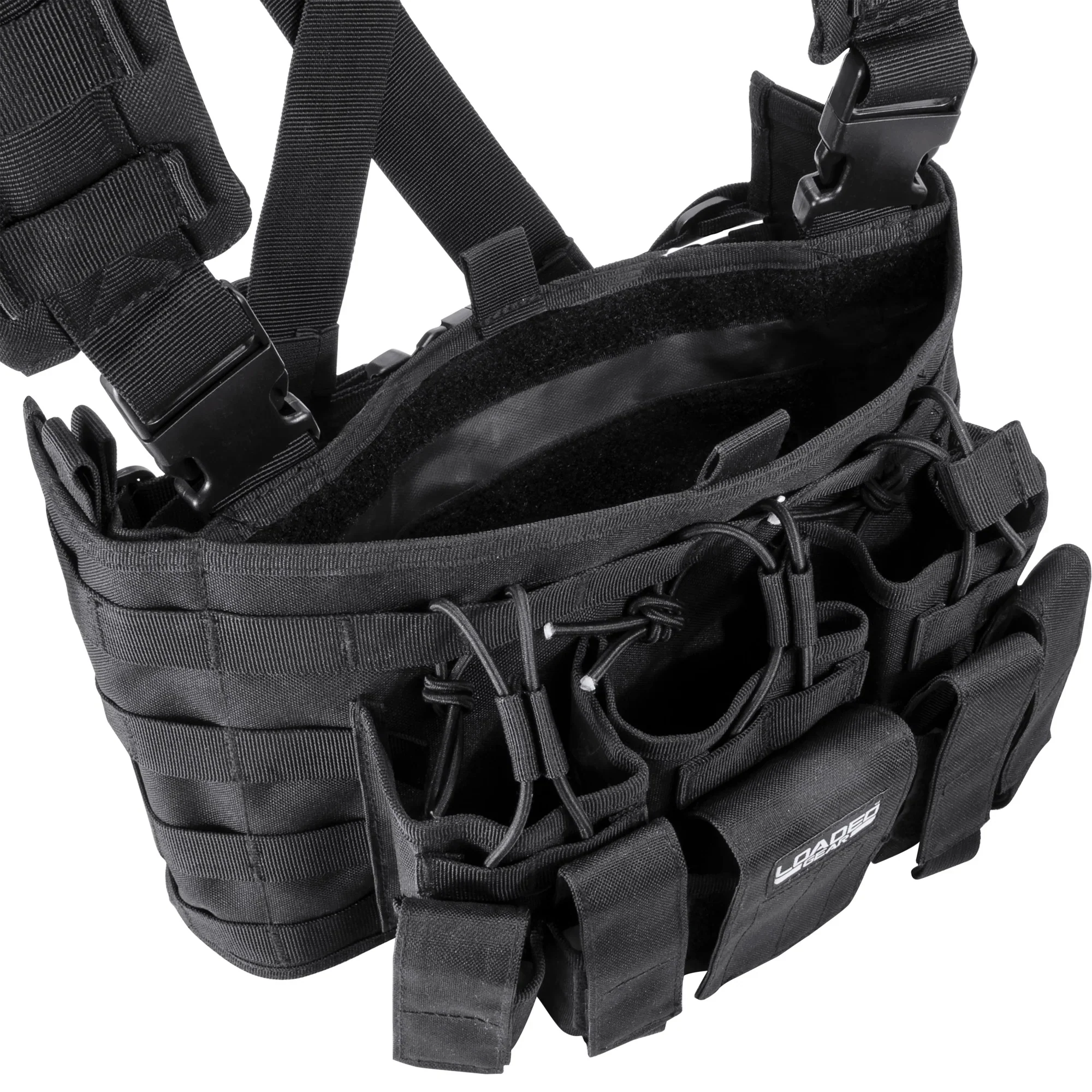 Loaded Gear VX-400 Tactical Chest Rigs | Black, OD Green, Dark Earth | BI12258, BI12794, BI12792 - Image 7